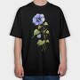 Morning Glory Flower, Tricou Oversize Barbati (Unisex)