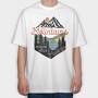 Mountain Calling Must Go, Tricou Oversize Barbati (Unisex)