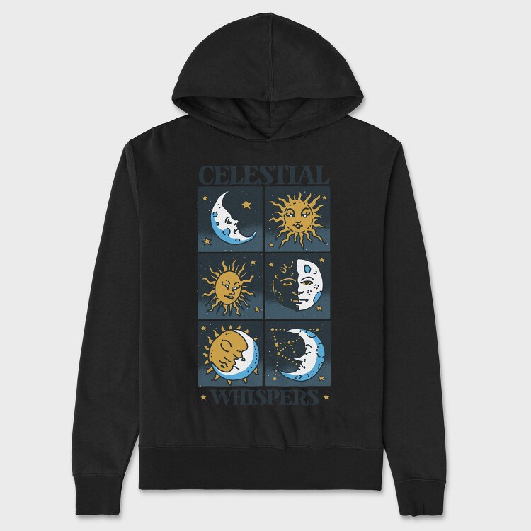 Celestial Elements Whimsigoth, Hanorac Oversize Barbati (Unisex)