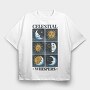 Celestial Elements Whimsigoth, Tricou Oversize Barbati (Unisex)