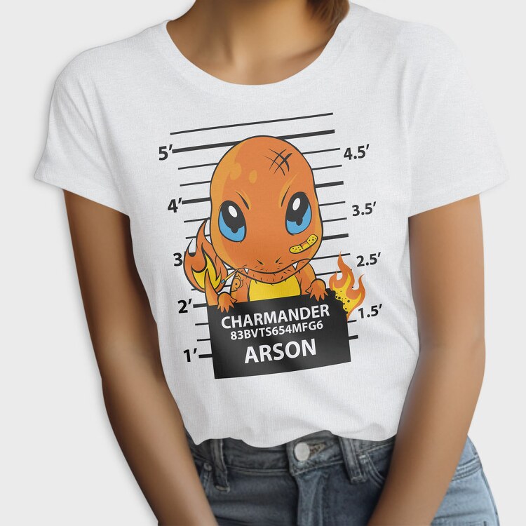 Charmander Mugshot, Tricou Femei