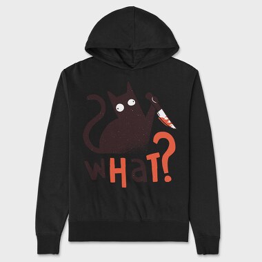 Knife Cat, Hanorac Oversize Barbati (Unisex)