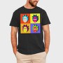 Rick And Morty Pop Art, Tricou Barbati (Unisex)