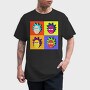 Rick And Morty Pop Art, Tricou Barbati (Unisex)