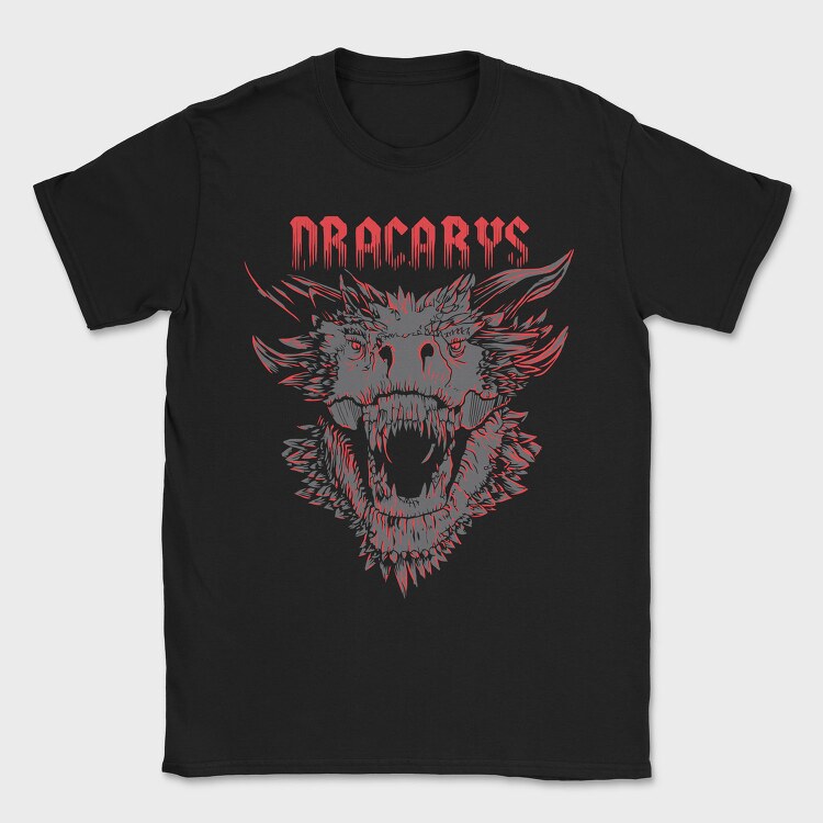 Dracarys Wolf Howl, Tricou Barbati (Unisex)