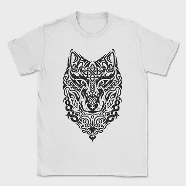 Celtic Tribal Wolf, Tricou Barbati (Unisex)