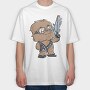 Chewbacca Cool Kid, Tricou Oversize Barbati (Unisex)