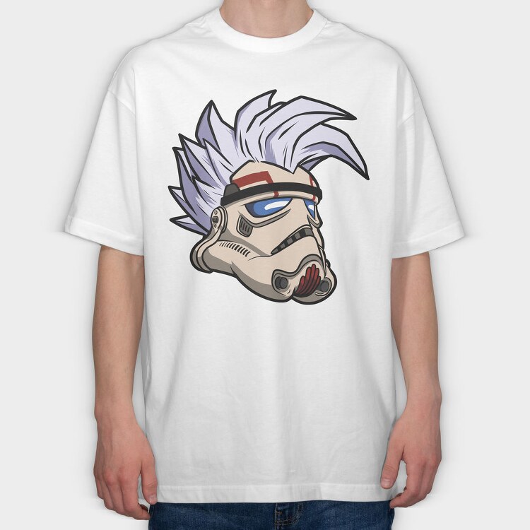 Stormtrooper Spiky, Tricou Oversize Barbati (Unisex)