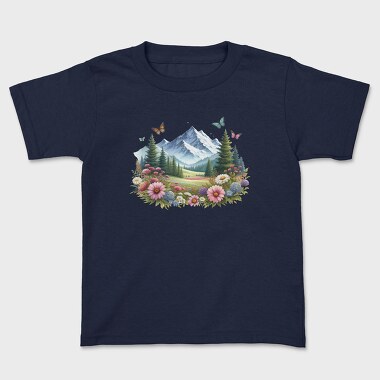 Mountain Flower Butterfly, Tricou Copii