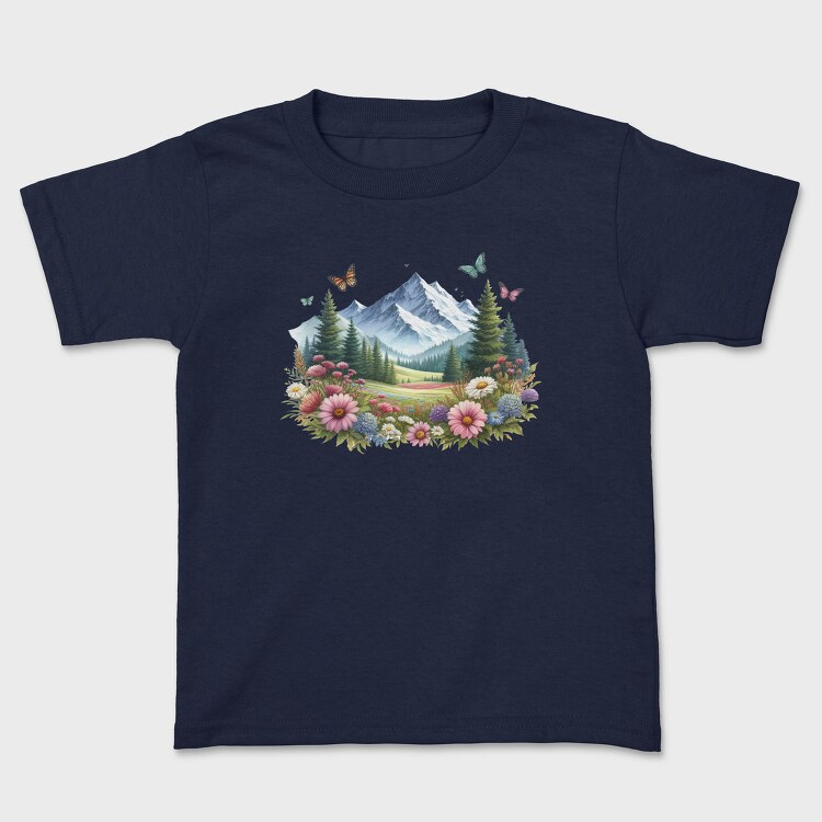 Mountain Flower Butterfly, Tricou Copii