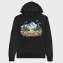 Mountain Flower Butterfly, Hanorac Oversize Barbati (Unisex)