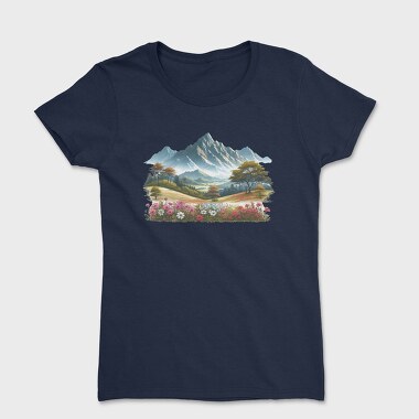 Mountain Flower Field, Tricou Femei