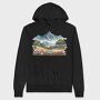 Mountain Flower Field, Hanorac Oversize Barbati (Unisex)