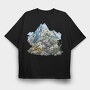 Mountain Flowers Snowy, Tricou Oversize Barbati (Unisex)