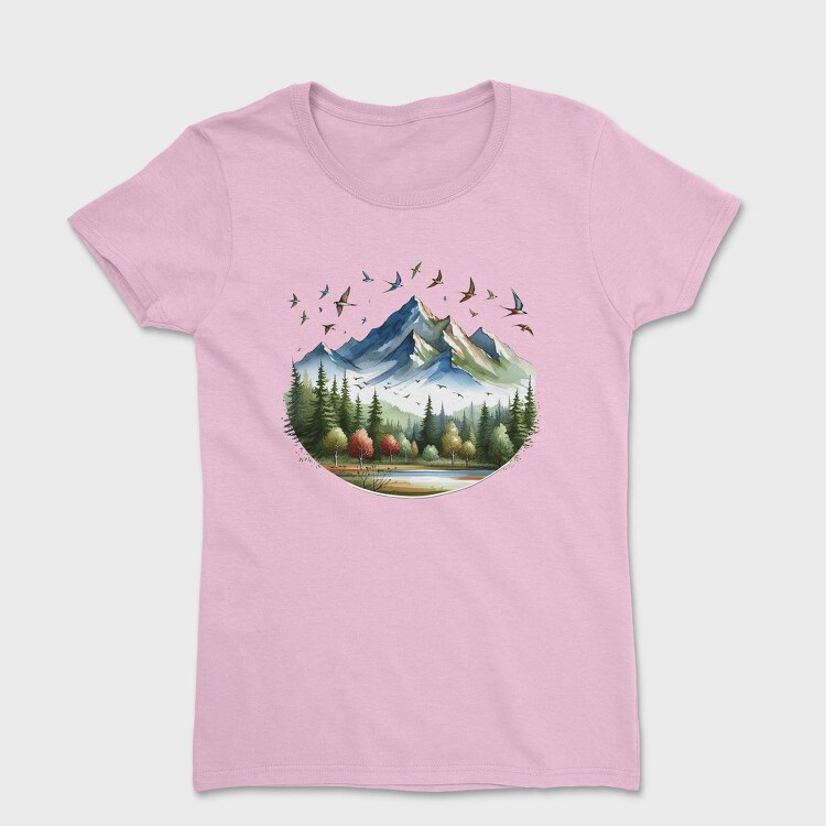Mountain Forest Birds, Tricou Femei