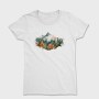 Mountain Forest Fog, Tricou Femei