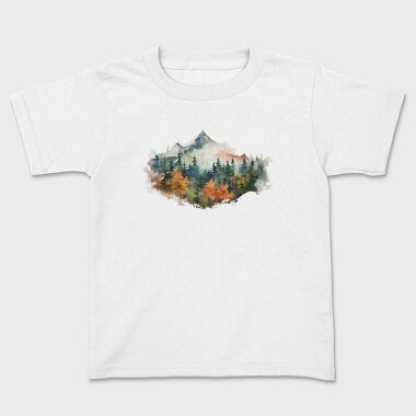 Mountain Forest Fog, Tricou Copii