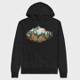 Mountain Forest Fog, Hanorac Oversize Barbati (Unisex)