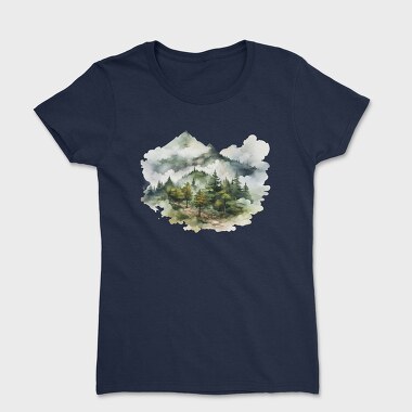 Mountain Forest Path, Tricou Femei
