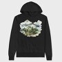 Mountain Forest Path, Hanorac Oversize Barbati (Unisex)