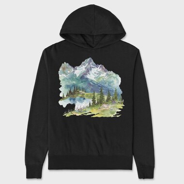 Mountain Garden Nest, Hanorac Oversize Barbati (Unisex)