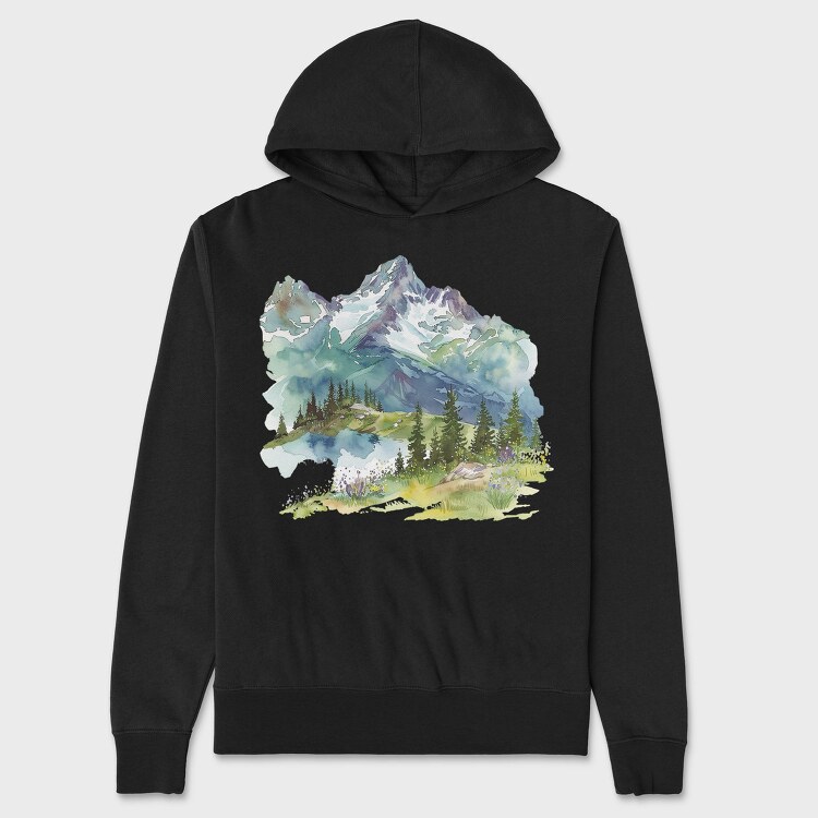 Mountain Garden Nest, Hanorac Oversize Barbati (Unisex)