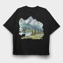Mountain Garden Nest, Tricou Oversize Barbati (Unisex)