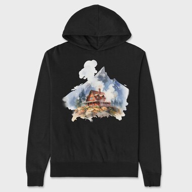 Mountain House Smoke, Hanorac Oversize Barbati (Unisex)