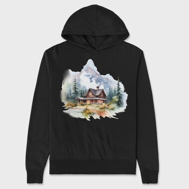 Mountain Peace House, Hanorac Oversize Barbati (Unisex)