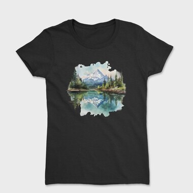Mountain Peace Reflection, Tricou Femei