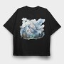 Mountain Peak Birds, Tricou Oversize Barbati (Unisex)