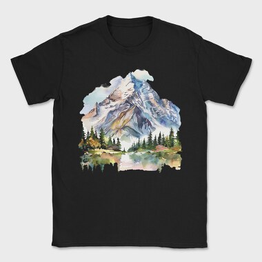 Mountain Peak Cliff, Tricou Barbati (Unisex)