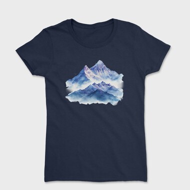Mountain Peak Silhouette, Tricou Femei