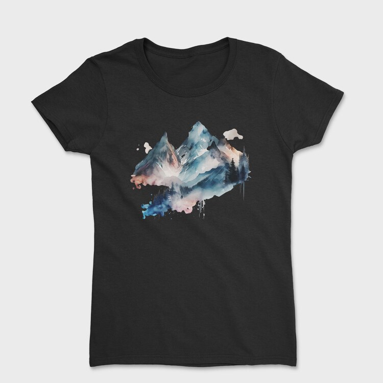 Mountain Peaks Clarity, Tricou Femei