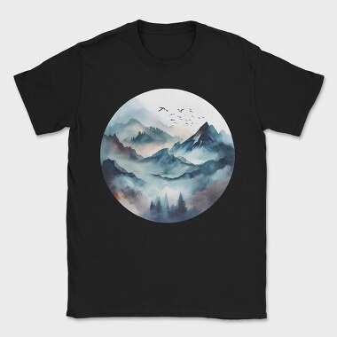 Mountain Peaks Club, Tricou Barbati (Unisex)