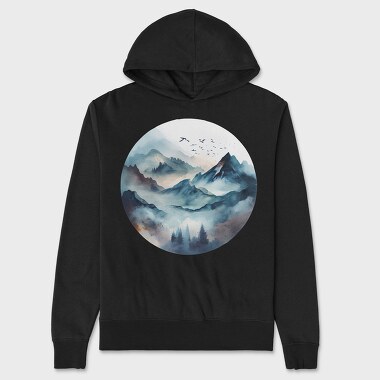 Mountain Peaks Club, Hanorac Oversize Barbati (Unisex)