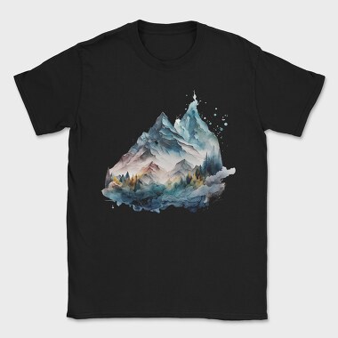 Mountain Peaks Symphony, Tricou Barbati (Unisex)