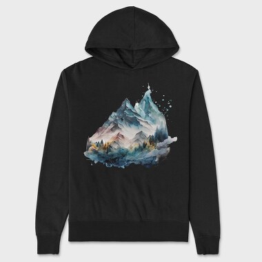 Mountain Peaks Symphony, Hanorac Oversize Barbati (Unisex)