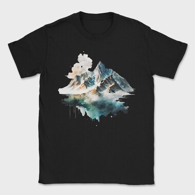 Mountain Reflection Clarity, Tricou Barbati (Unisex)