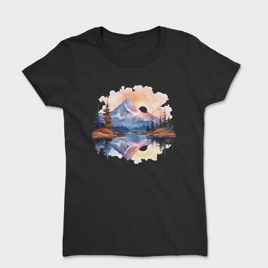 Mountain Reflection Serenity, Tricou Femei