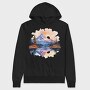Mountain Reflection Serenity, Hanorac Oversize Barbati (Unisex)