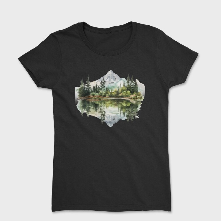 Mountain Reflection, Tricou Femei