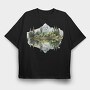 Mountain Reflection, Tricou Oversize Barbati (Unisex)
