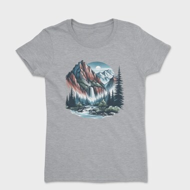 Mountain River Night, Tricou Femei