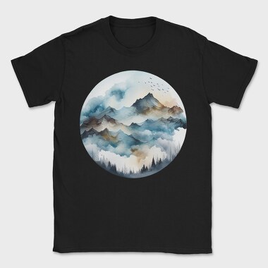 Mountain Serenity Club, Tricou Barbati (Unisex)