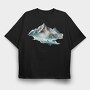 Mountain Silence Club, Tricou Oversize Barbati (Unisex)