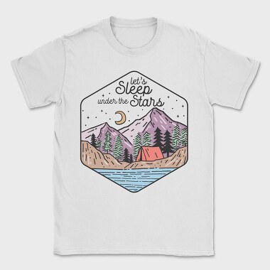 Mountain Sleep Stars, Tricou Barbati (Unisex)
