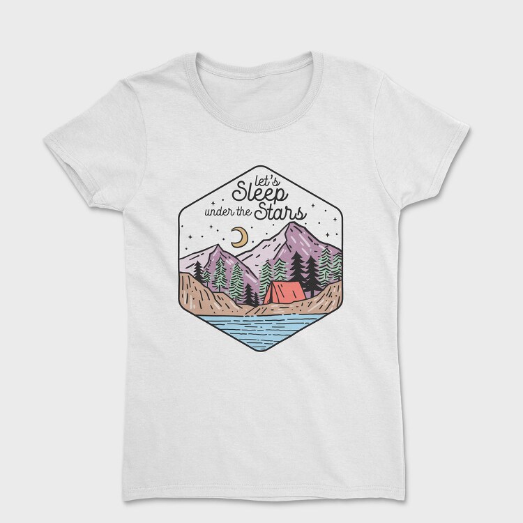 Mountain Sleep Stars, Tricou Femei