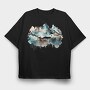 Mountain Spirit Path, Tricou Oversize Barbati (Unisex)