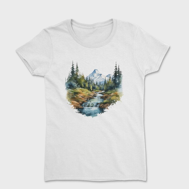 Mountain Stream Forest, Tricou Femei